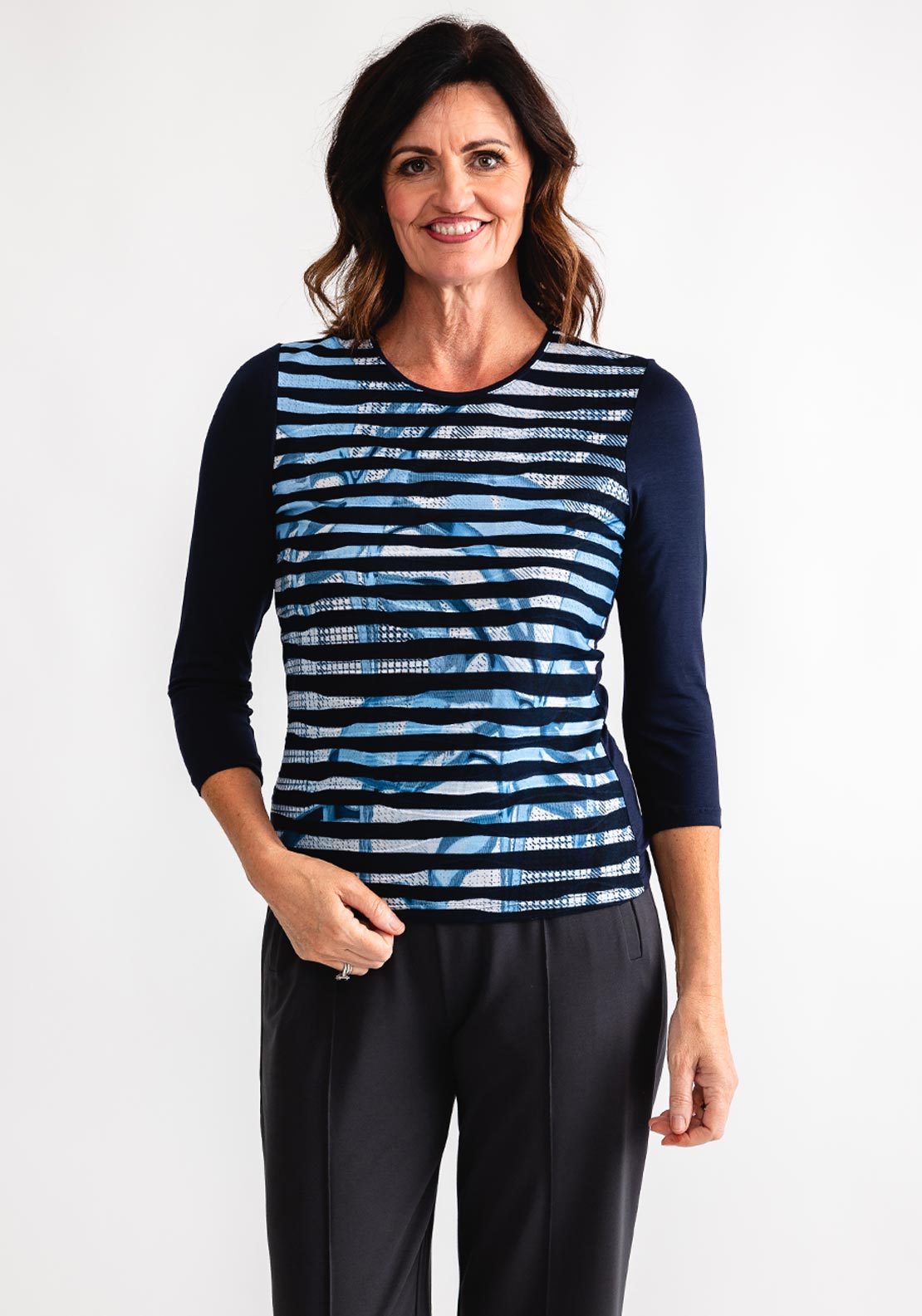 Barbara Lebek Shirt Jacket Navy 55520062-870