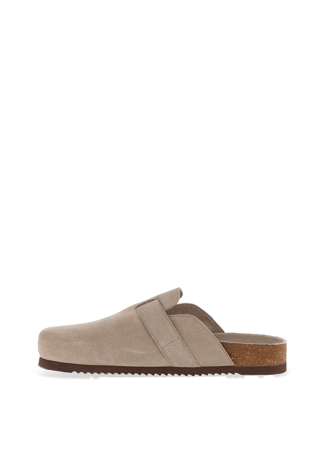 Babour Bowman Suede Mules, Taupe