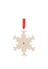 Belleek Living Gem Christmas Snowflake Ornament