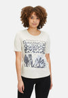 Betty Barclay Perfect Day Leopard T-Shirt, Beige