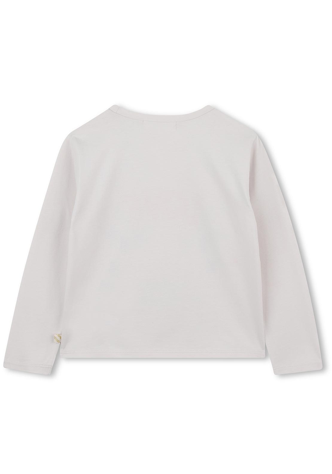 Billieblush Girls Sequin Long Sleeve Top, White