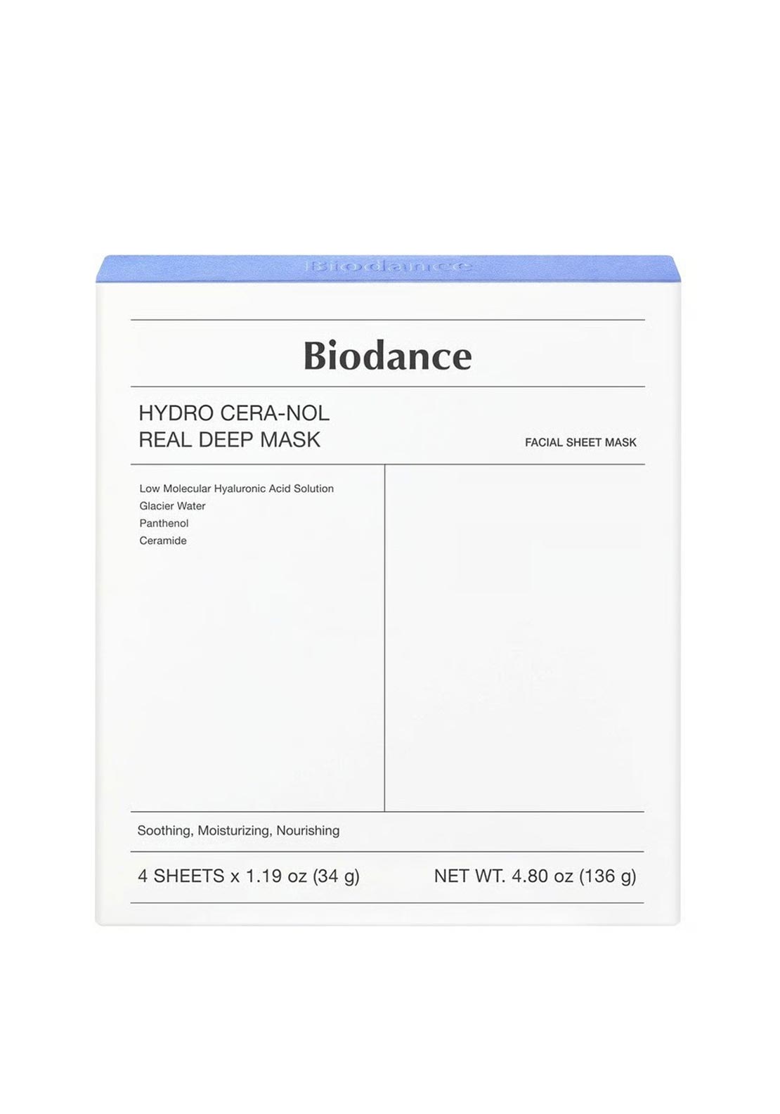 Biodance Hydro Cera-nol Real Deep Mask