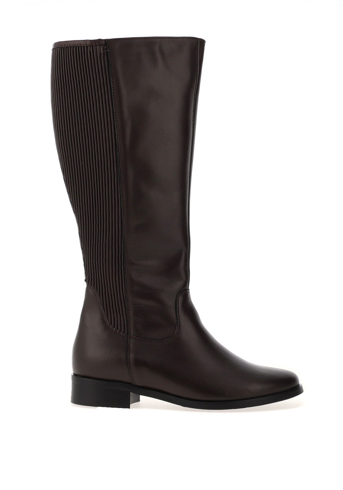 Bioeco by Arka Ribbed Detail Knee High Boots, Brown