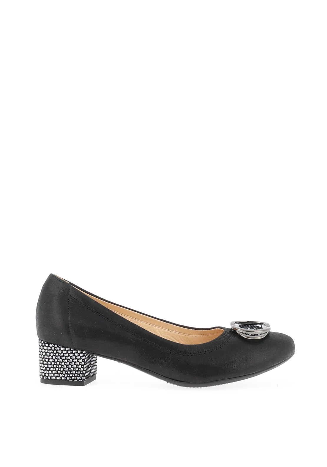 Bioeco by Arka Shimmer Effect Heeled Pumps, Black