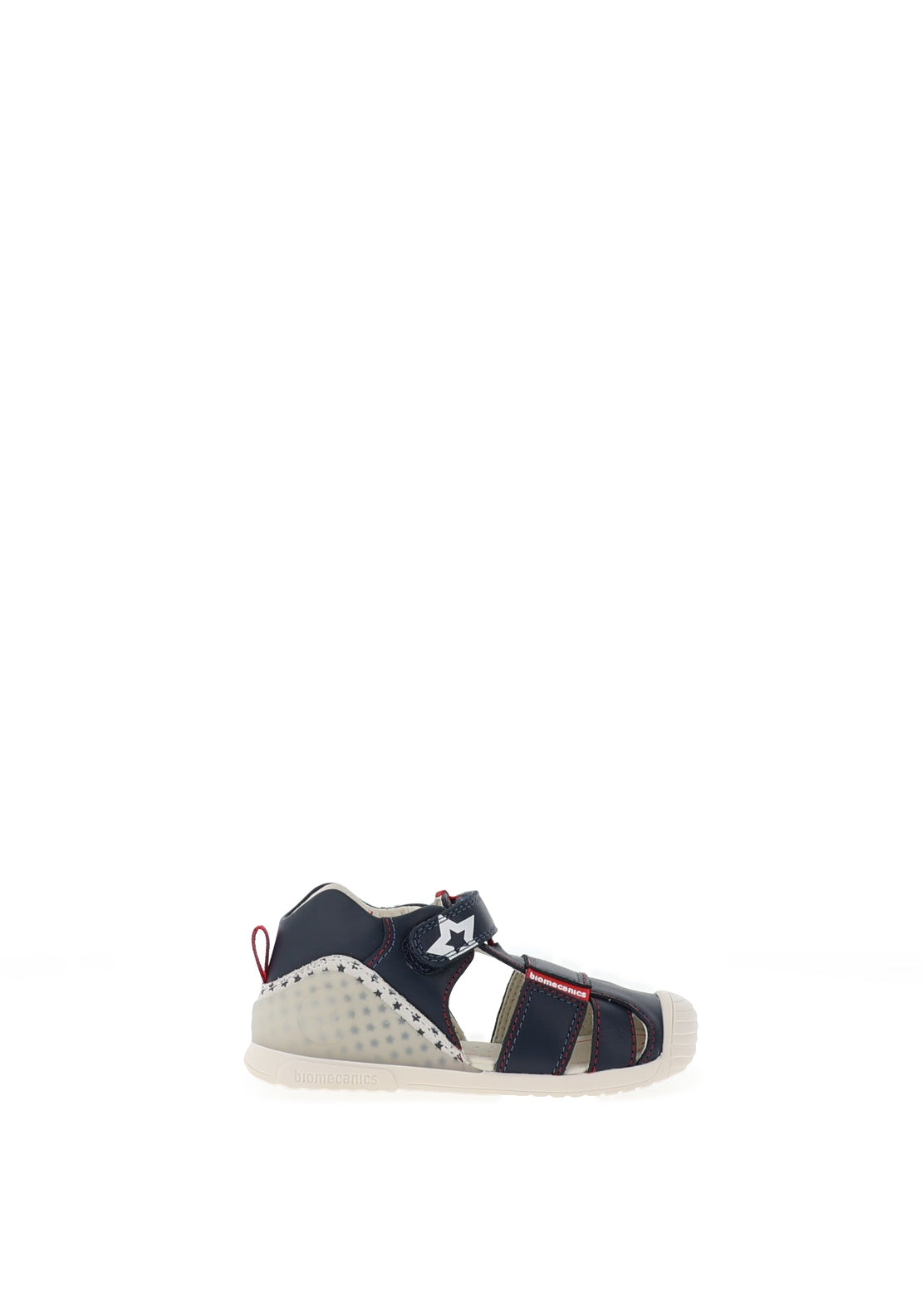 Biomecanics Baby Boy 242125-A Closed Toe Canvas Sandal, Navy