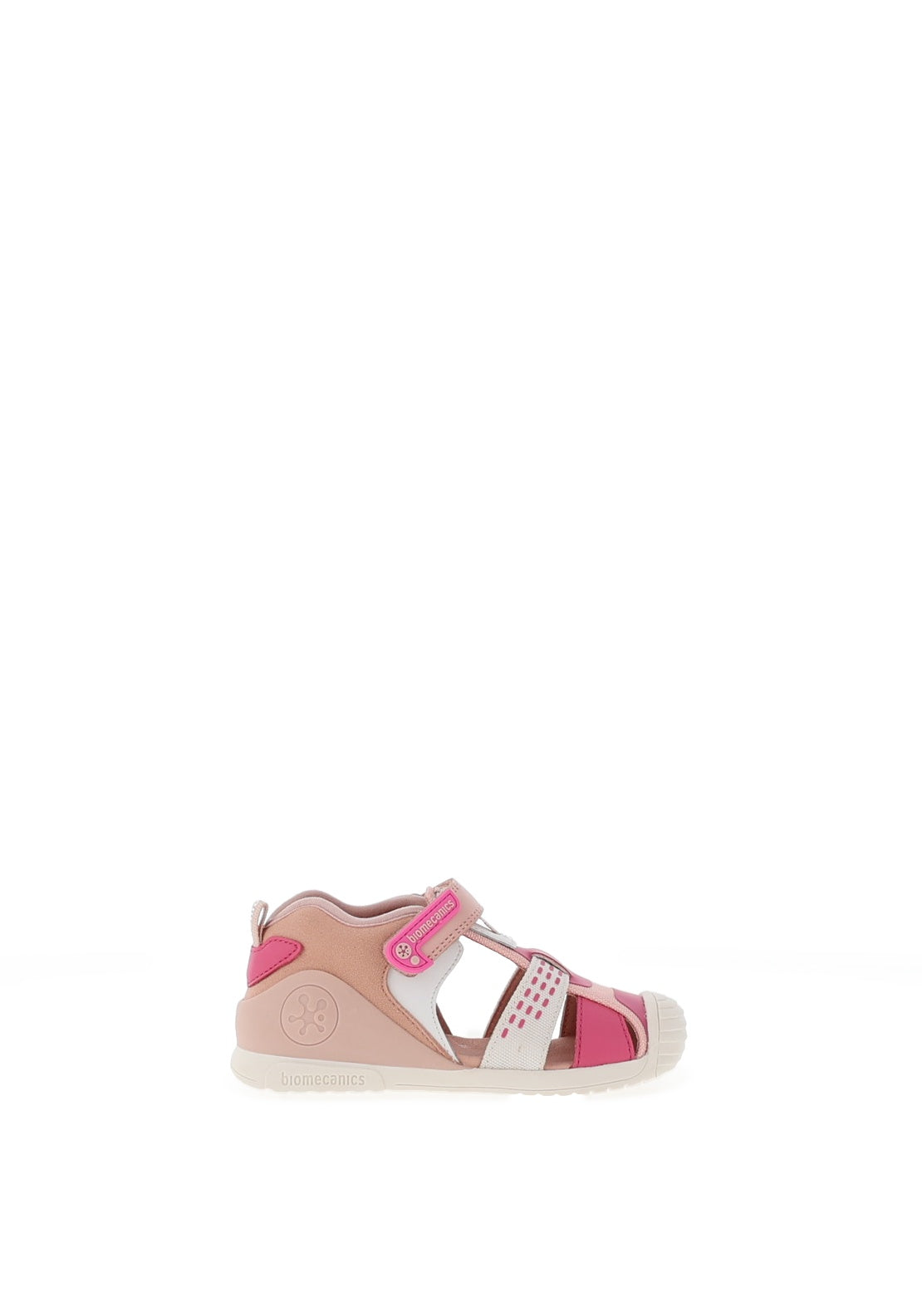 Biomecanics Baby Girl 242155-C Closed Toe Sandal, Pink McElhinneys