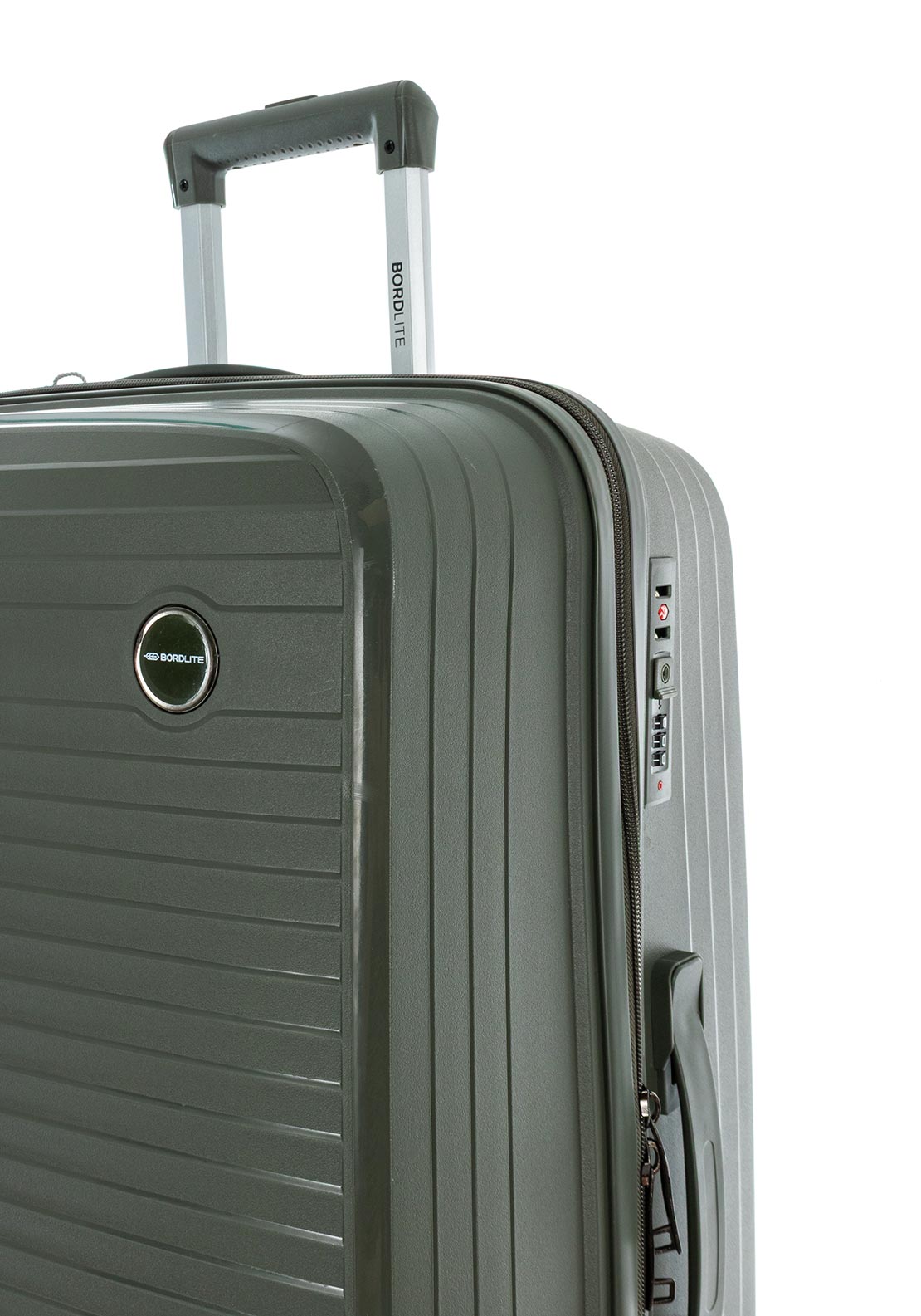 Bordlite 3 Piece Luggage Set, Green
