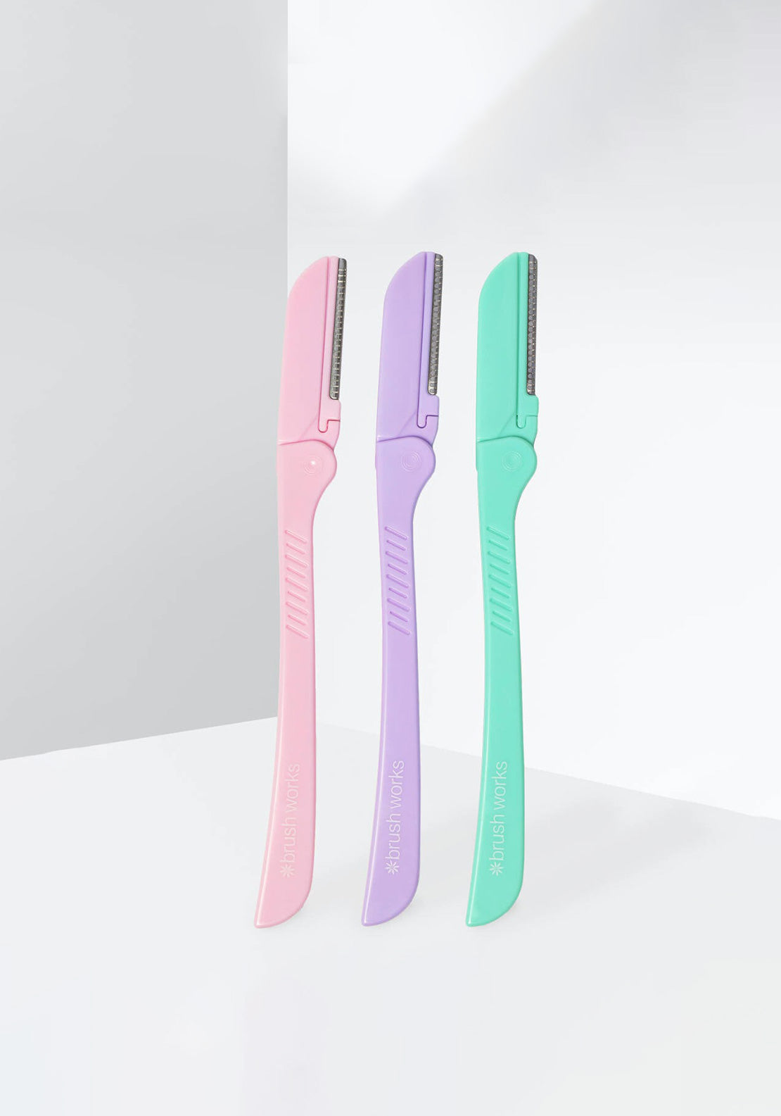 The Beauty Studio Brush Works 3 Pack Precision Eyebrow Razors