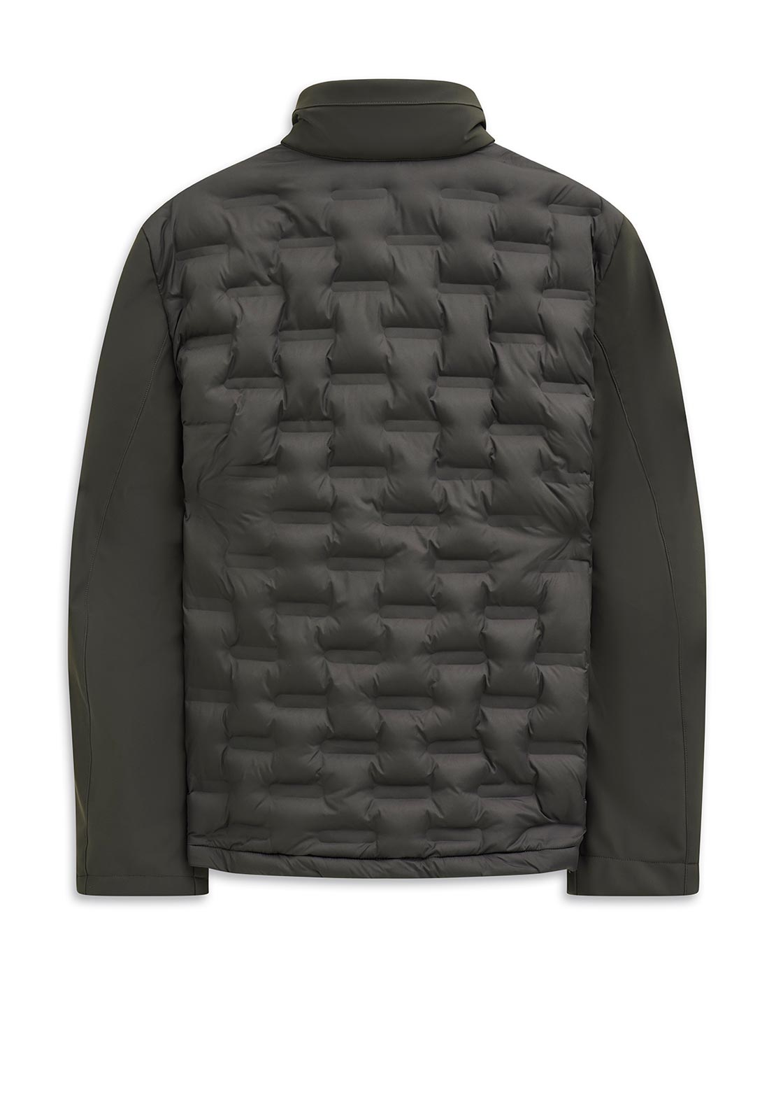 Bugatti Quilted Contrast Jacket, Grey