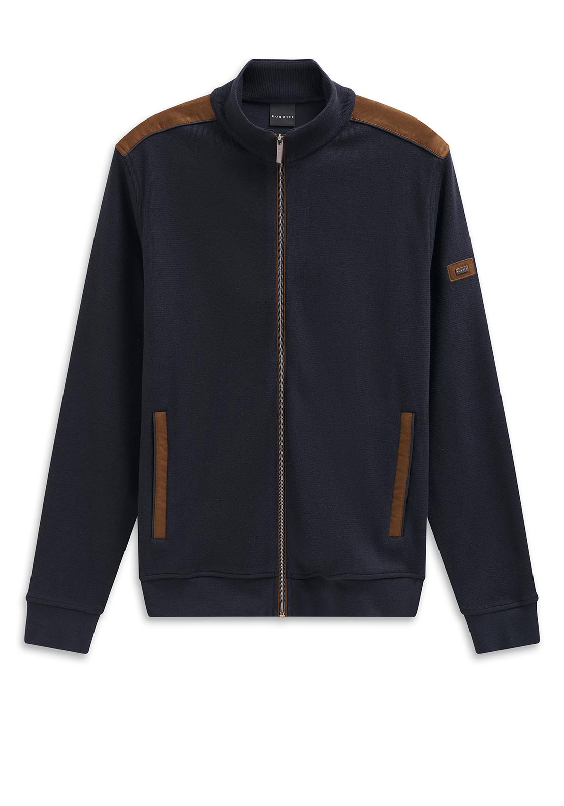 Bugatti Full Zip Sweatshirt, Navy