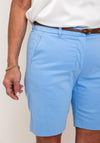 B. Young Days Belted Chino Shorts, Vista Blue