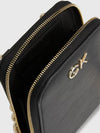 Calvin Klein Smartphone Wallet Crossbody Bag, Ecru