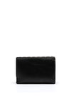 Calvin Klein Quilt Print Mini Trifold Wallet, Black