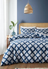 Catherine Lansfield Designer Collection Shibori Tie Dye Duvet Cover Set, Blue