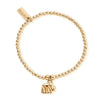 ChloBo Cute Charm Elephant Bracelet, Gold