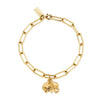 ChloBo Chain Link Strength & Luck Bracelet, Gold