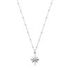 ChloBo Bobble Chain Lucky Star Necklace, Silver