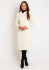 Christina Felix Wool Cashmere Blend Shawl Collar Coat, Winter White
