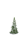 Coach House Christmas Tree with Snow Ornament