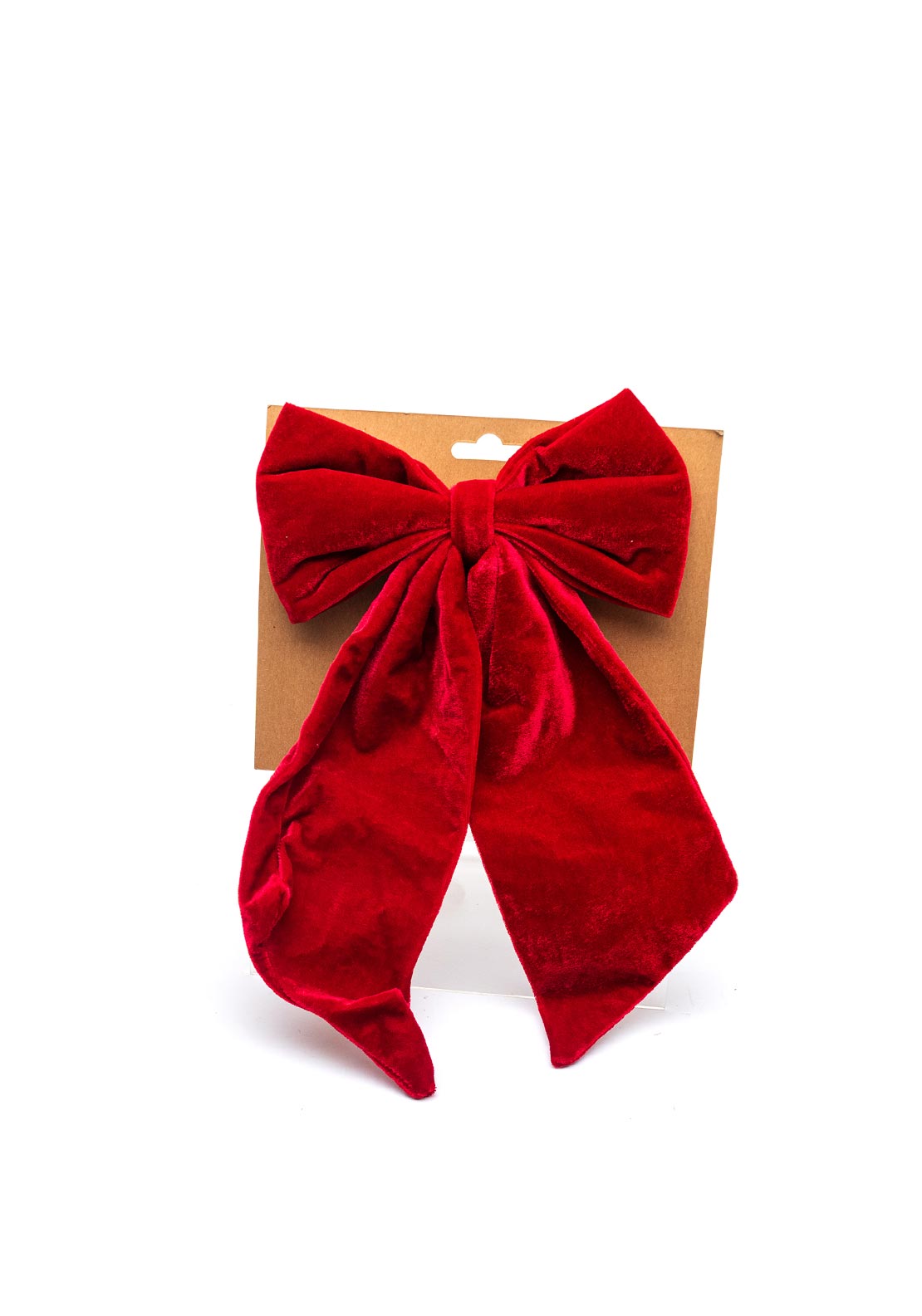 CRIMSON CLIP BOW