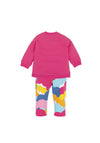 Agatha Ruiz De La Prada Sweater and Legging Set, Pink Multi