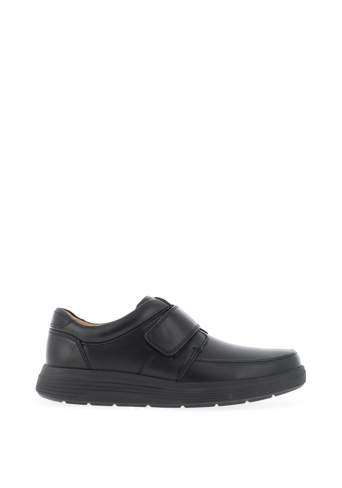velcro dress shoes men Clarks Un Abode Velcro Strap Casual Shoes, Black