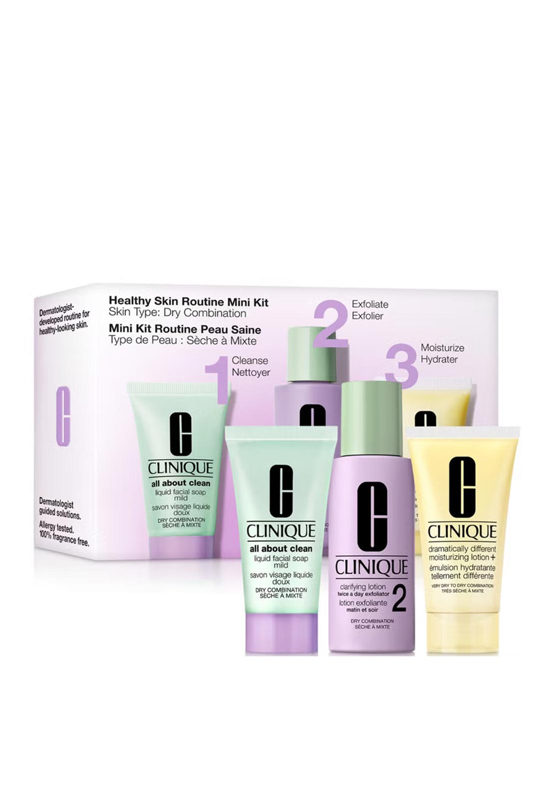 Clinique Healthy Skin Routine Dry Combination Mini Kit