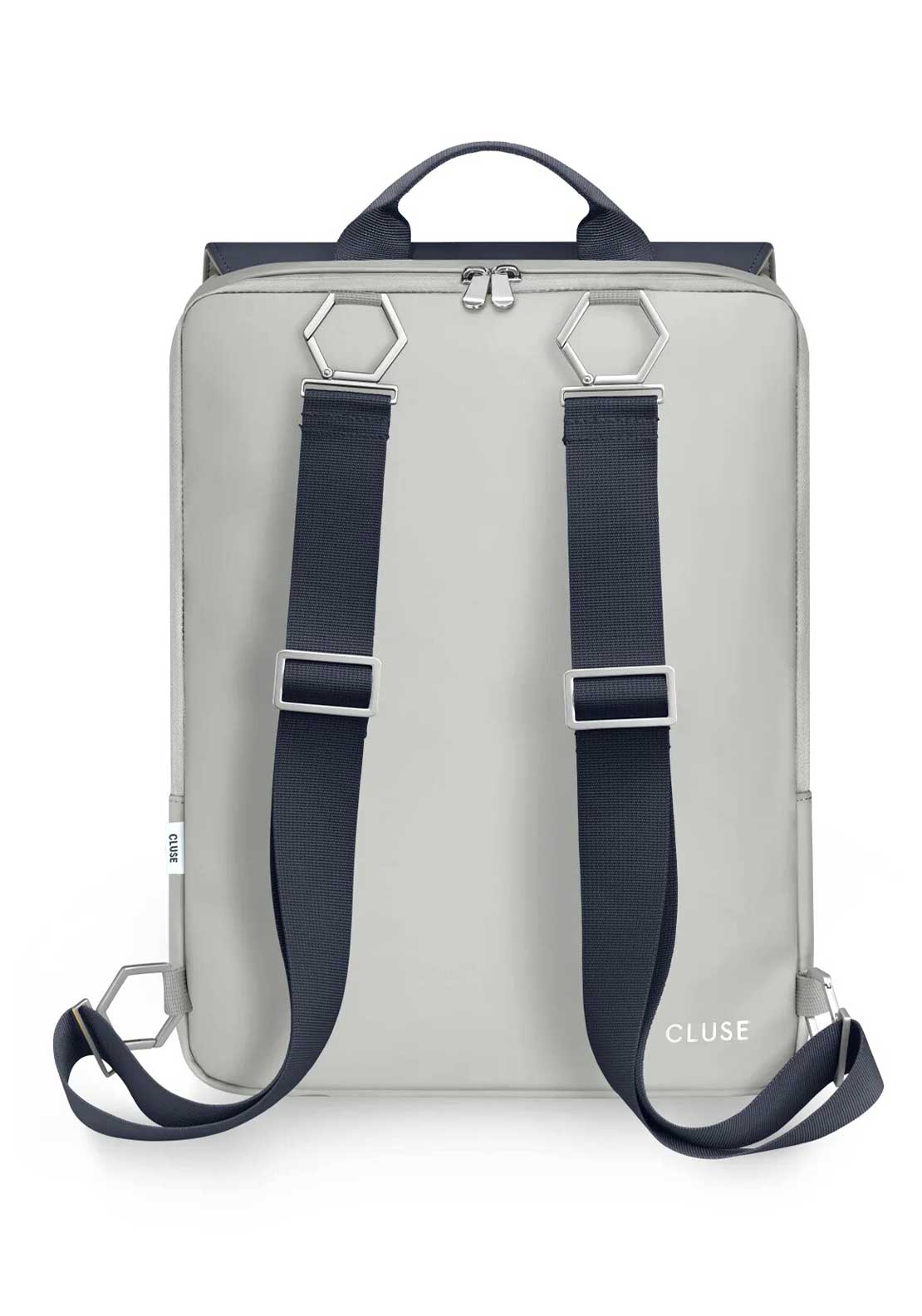 Cluse Le Reversible Backpack, Navy and Light Grey