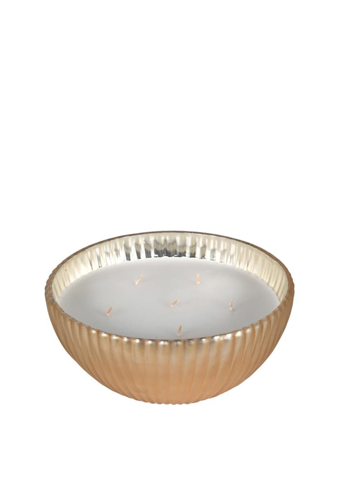 Large Gold Reindeer Candle Pot