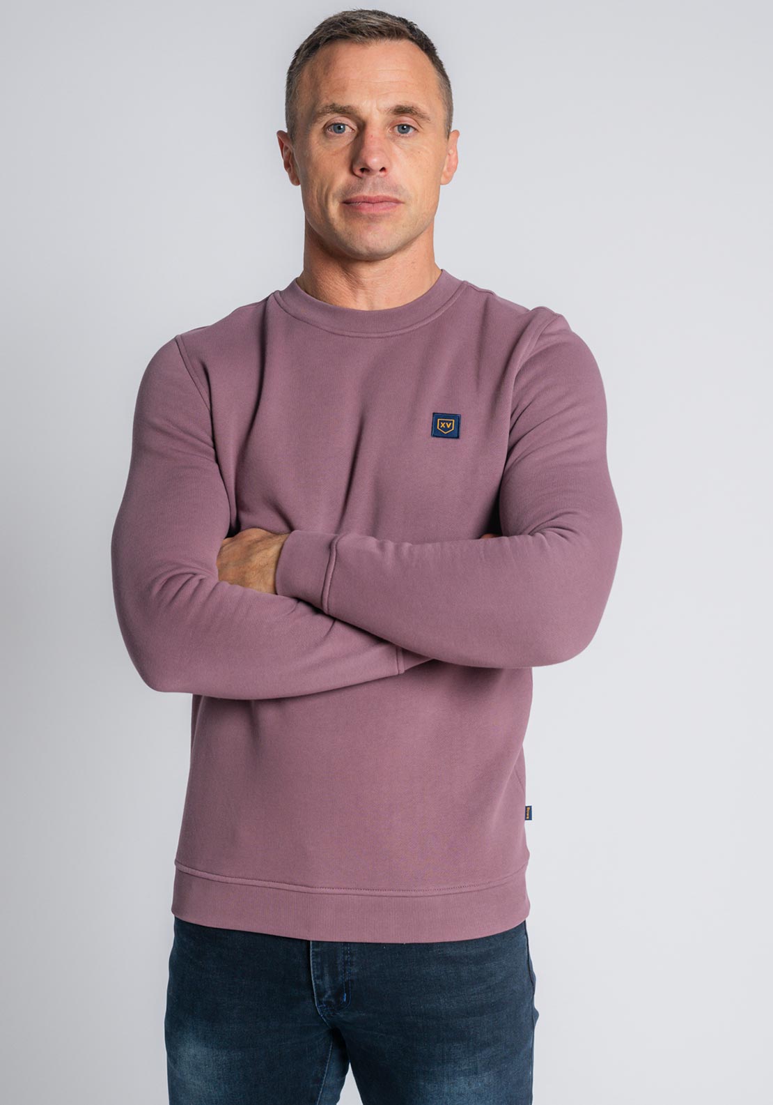 XV Kings By Tommy Bowe Colossus Crew Neck Sweatshirt, Purple