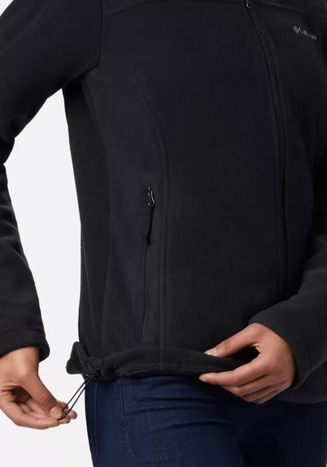 Columbia Womens Fast Trek™ Full Zip Fleece, Black