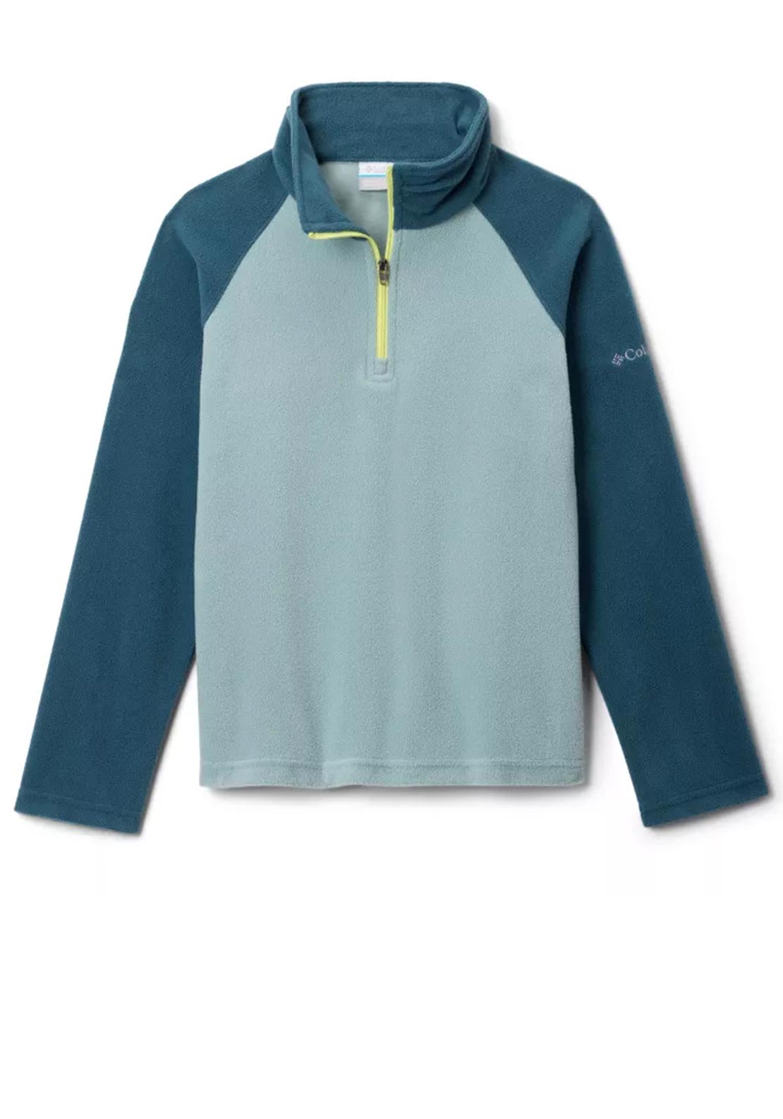 Columbia Kids Glacial Fleece Quarter Zip Fleece, Blue