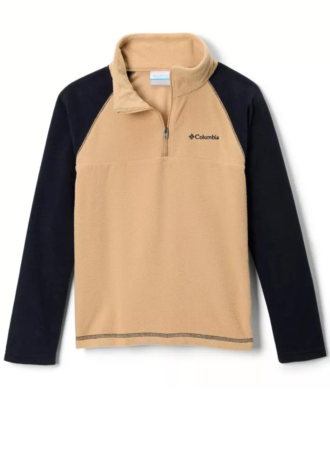Columbia Kids Glacial Quarter Zip Fleece, Tan