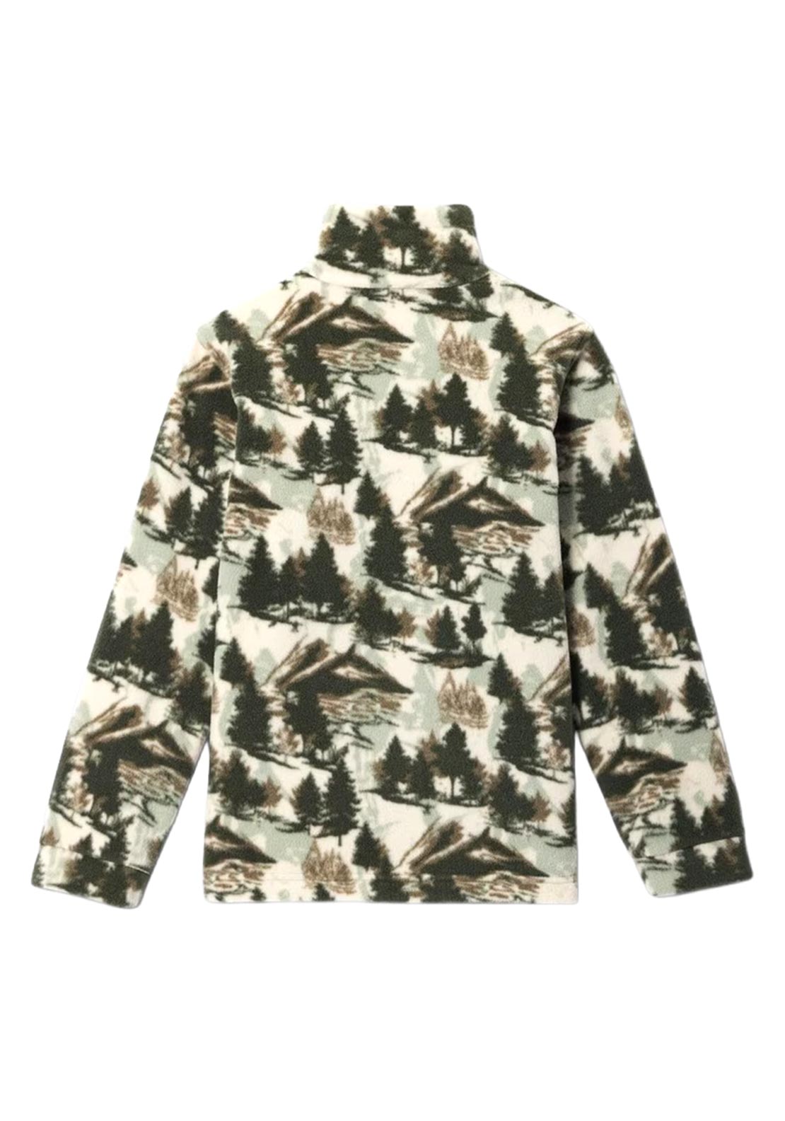 Columbia Kids Zing Print Full Zip Print Fleece, Green Multi