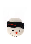 Brandwell Comfy Feet Luxury Massage Snowman Slipper, White