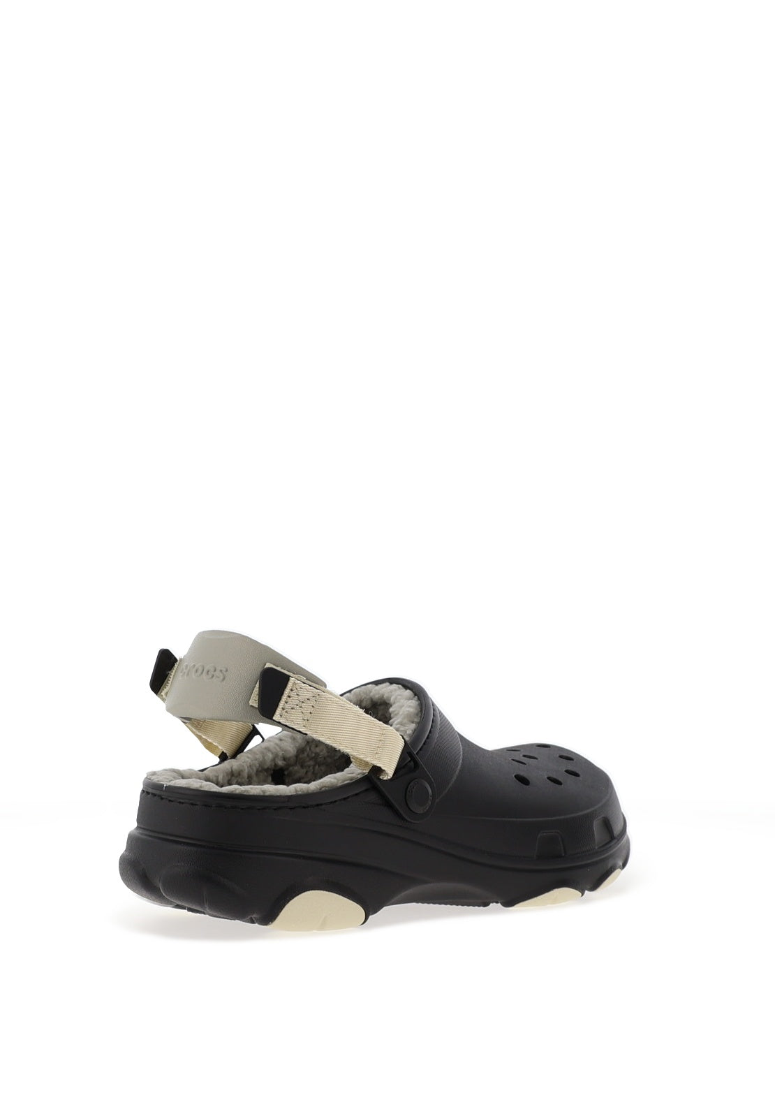 Crocs Mens All Terrain Lined Clogs, Black