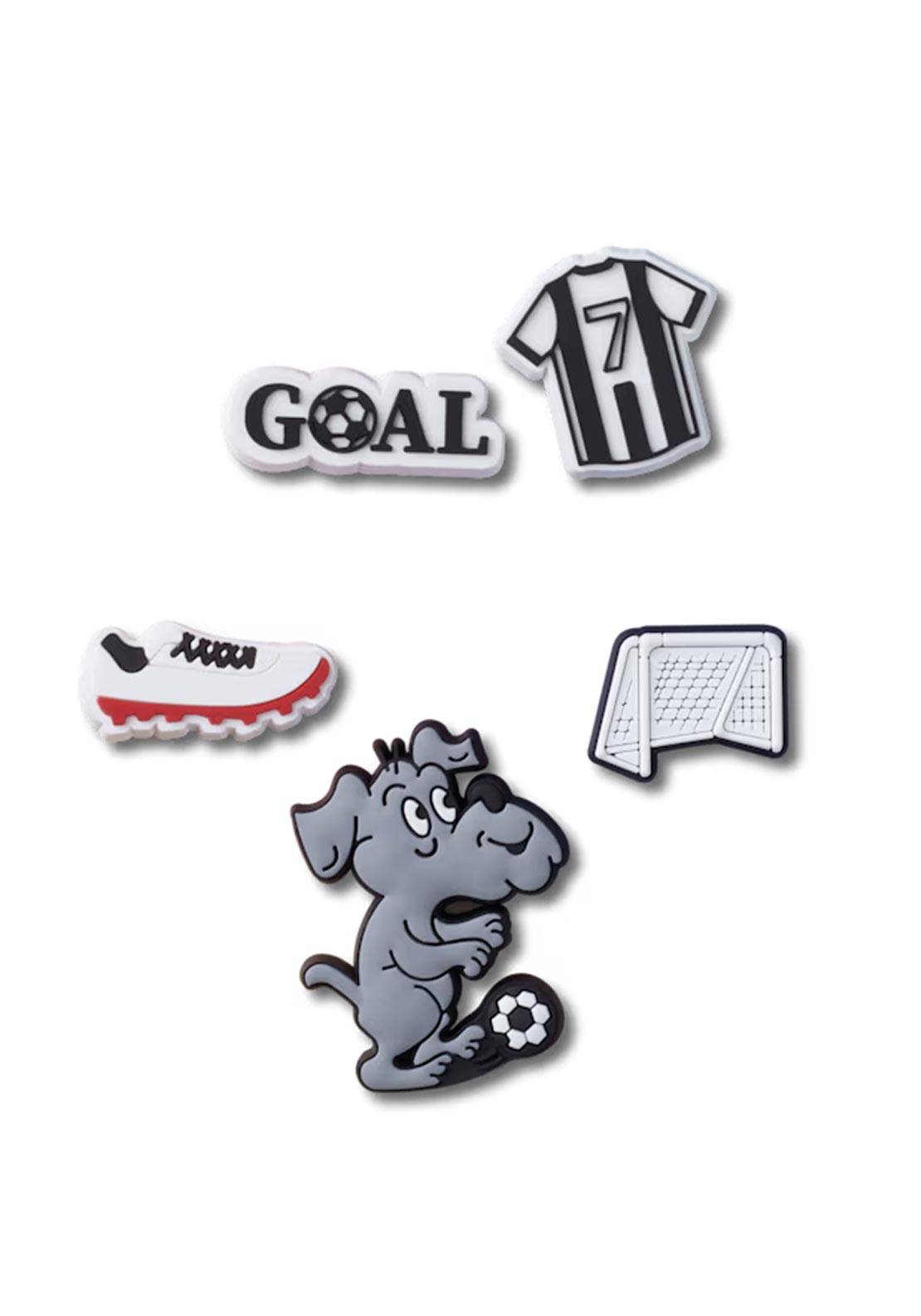 Crocs Jibbitz Ubiquely You Soccer Goal 5 Pack