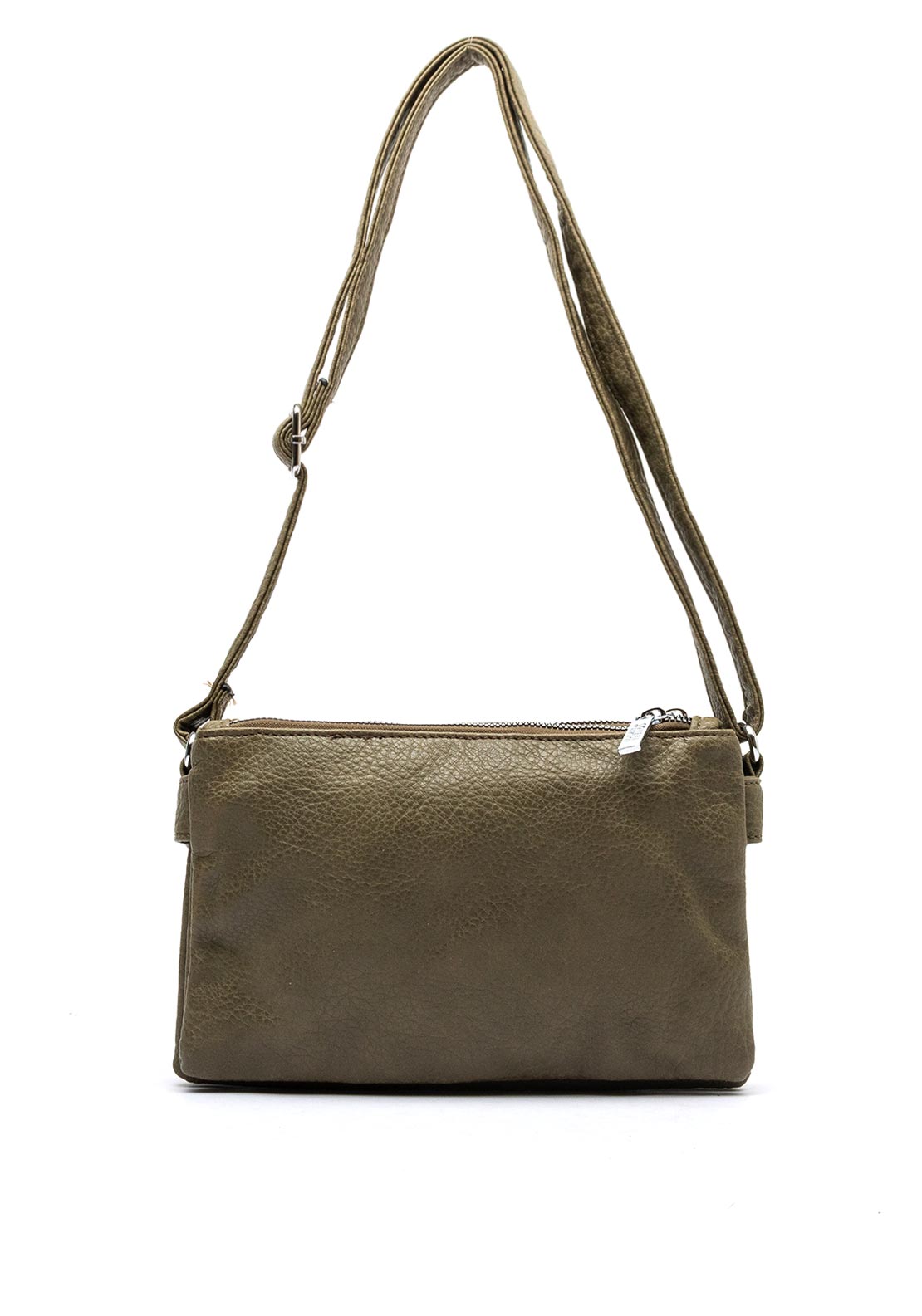 Zen Collection Triple Compartment Crossbody Bag, Green