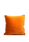 The Home Studio Abstract Feather Cushion 45x45cm, Copper Multi