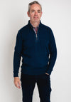 Daniel Grahame Half Zip Sweatshirt, Navy