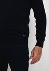 Daniel Grahame Round Neck Sweater, Navy