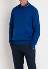 Daniel Grahame O Neck Sweater, Dark Blue