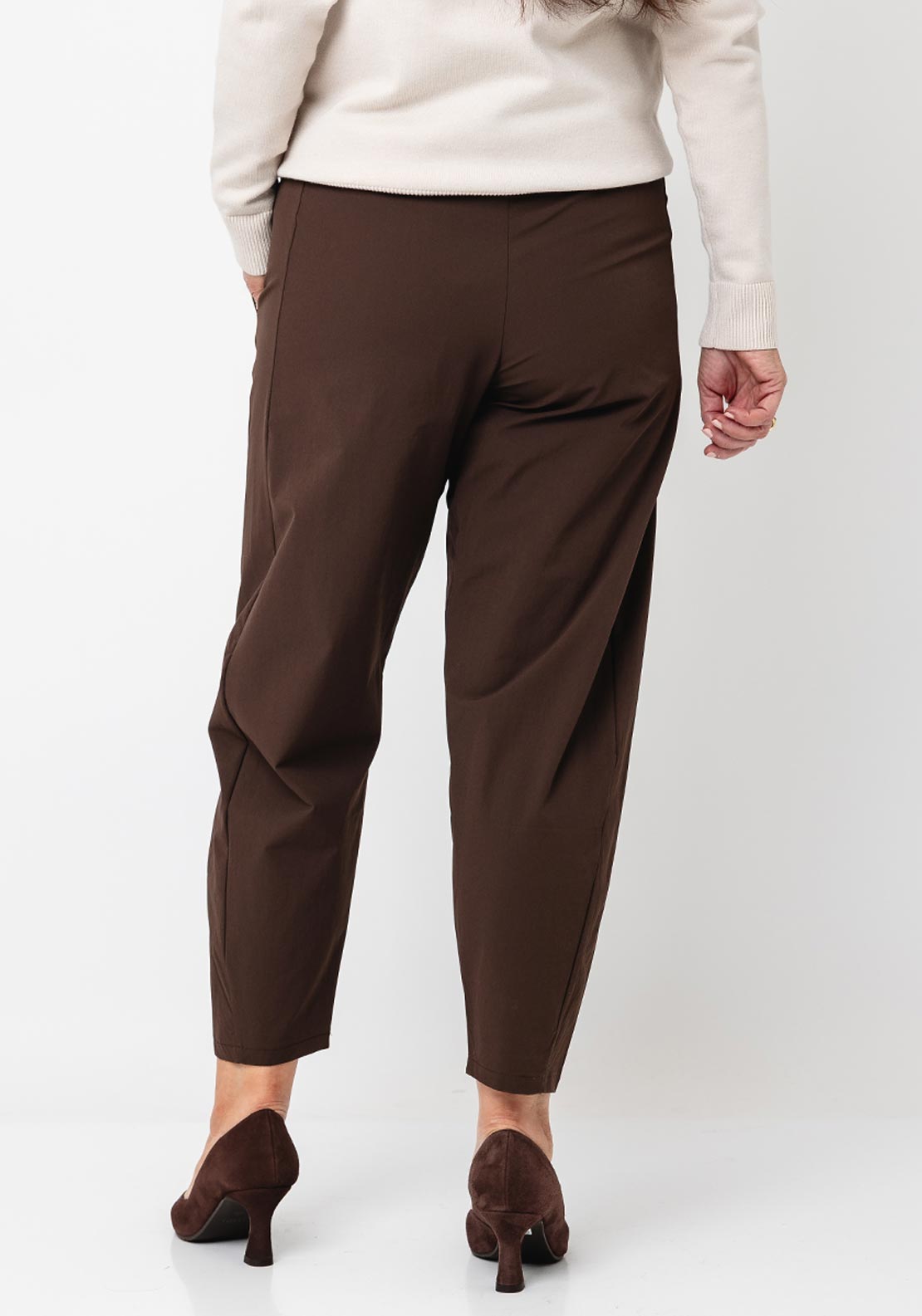 DARLING LIGHTWEIGHT CROPPED BARREL TROUS