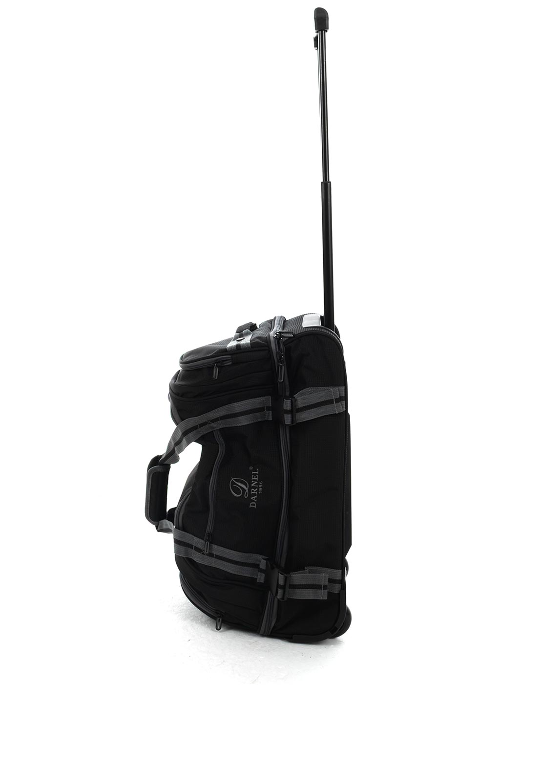 Zen Collection Multi Pocket Weekend Trolley Bag, Black