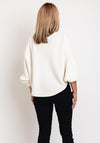 D.E.C.K By Decollage One Size Ribbed Sweater, Cream