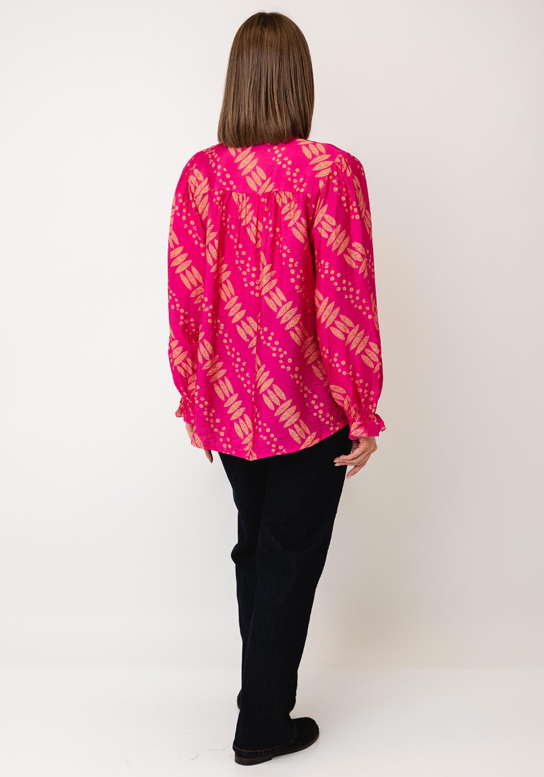 d.e.c.k By Decollage Floral Print Blouse, Pink Multi