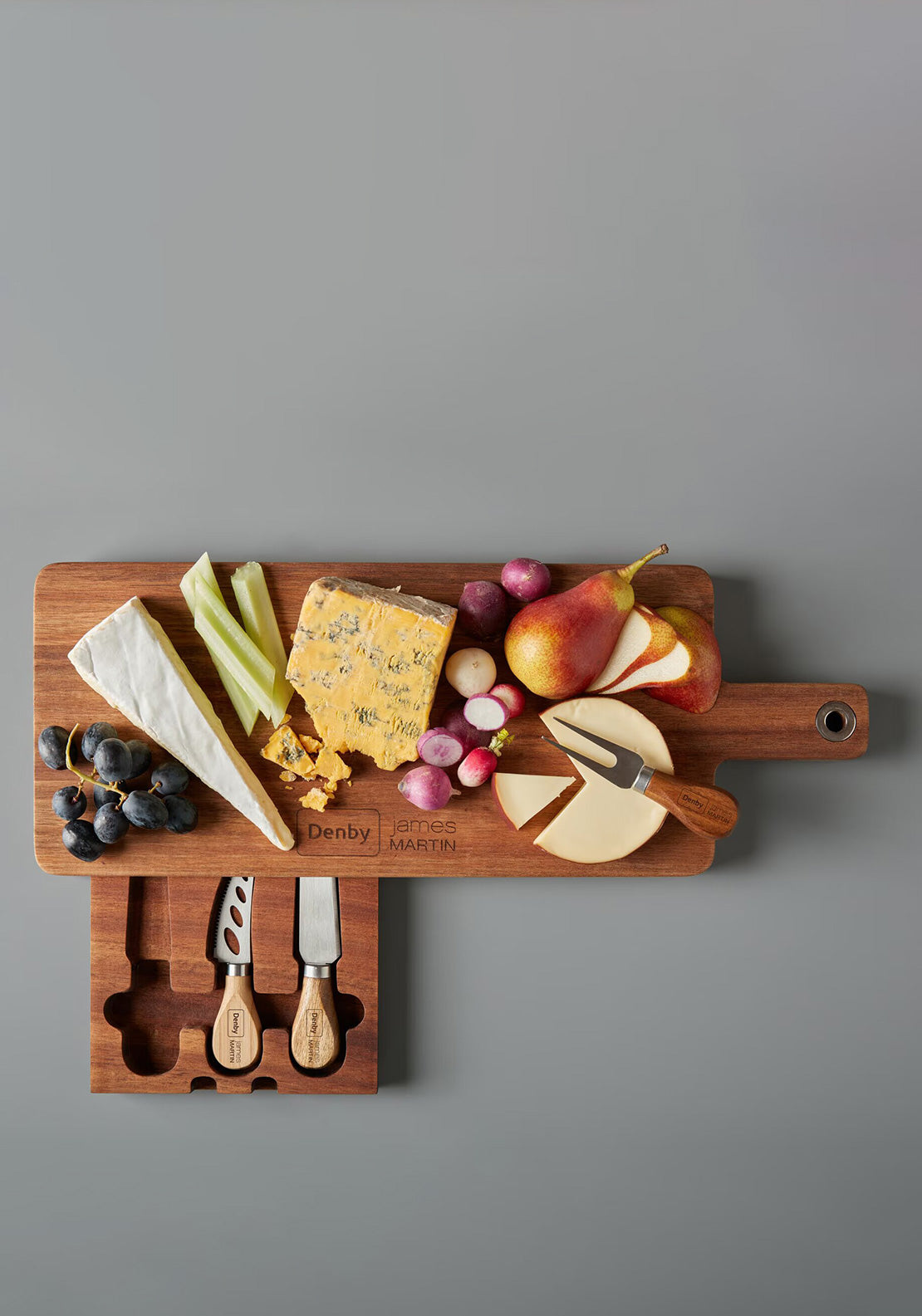 Denby 4 Piece Cheese Board Serving Set