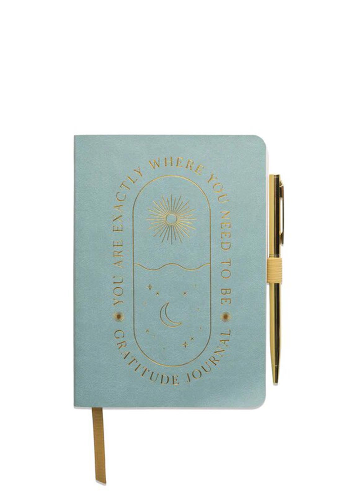 Designworks Ink You Are Exactly Where You Need to Be Gratitude Journal, Blue