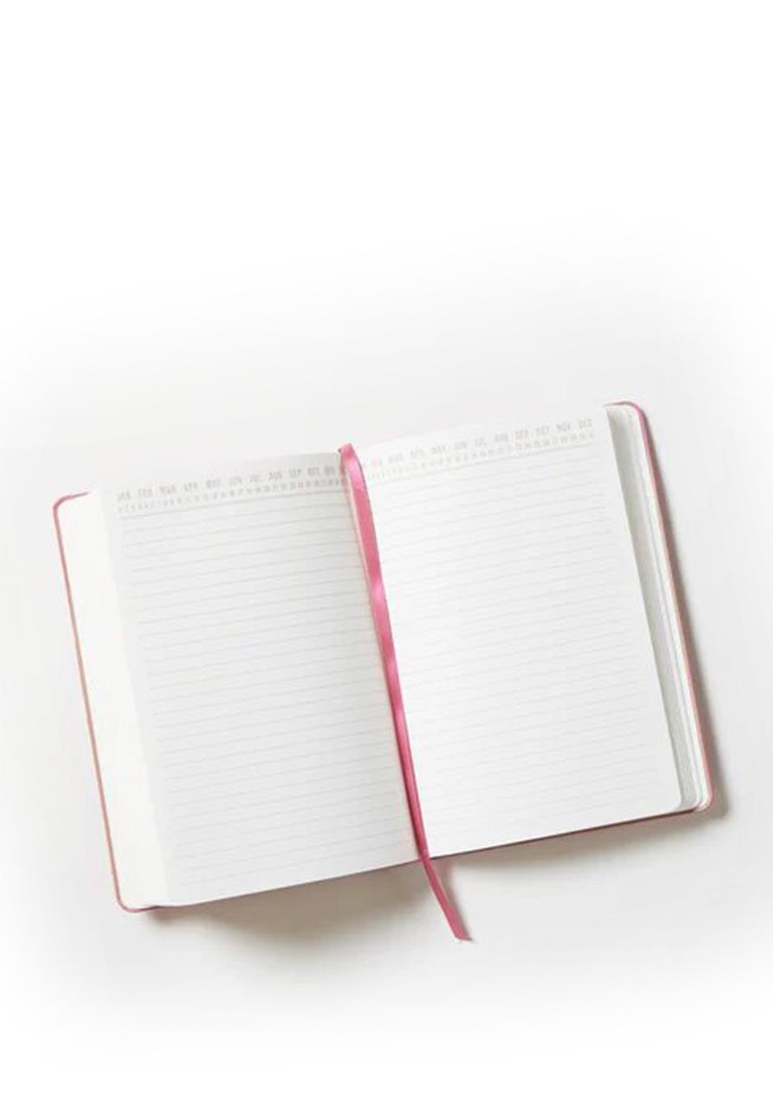 Designworks Ink Vegan Leather Pocket Journal, Pink and Orange