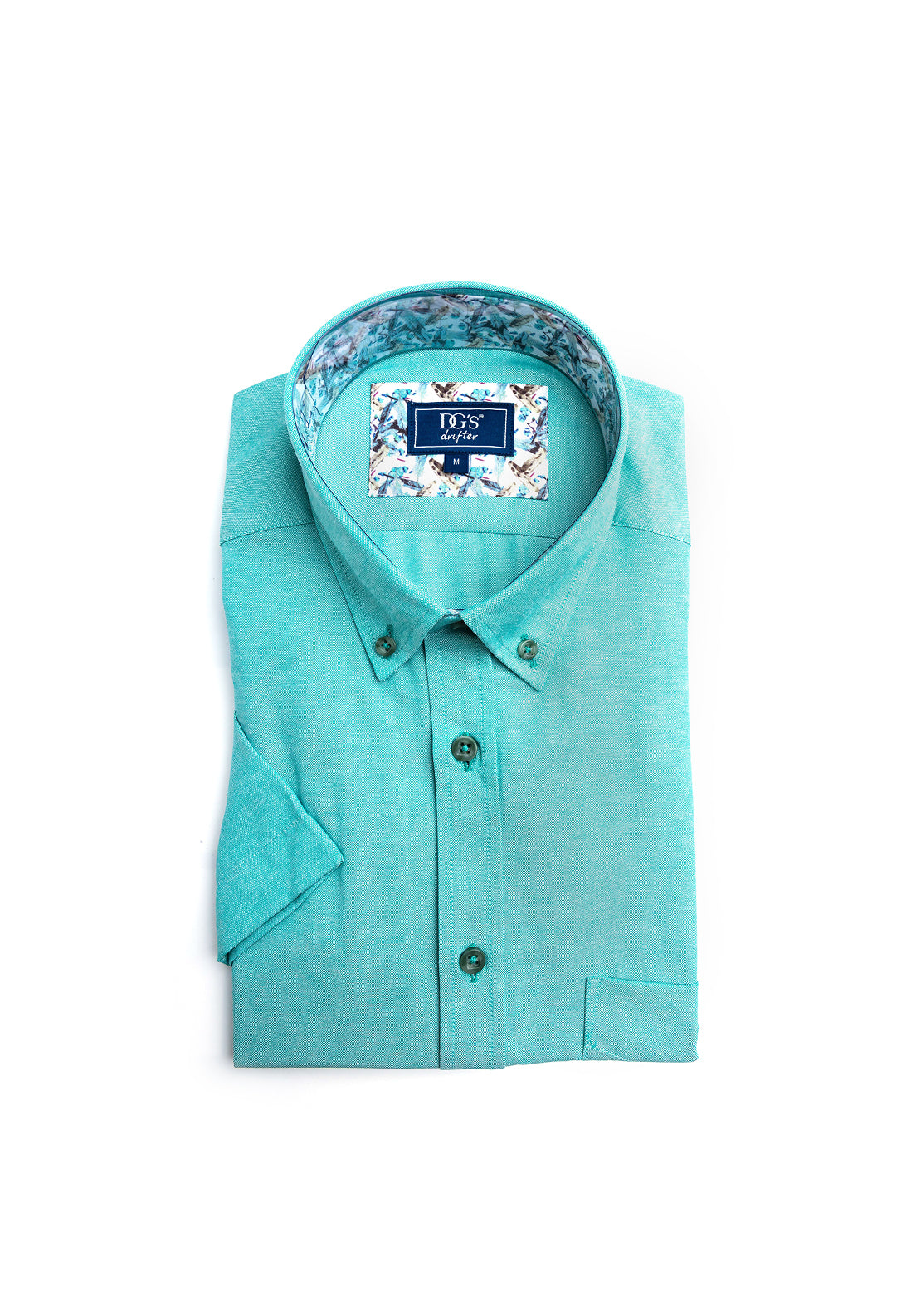Daniel Grahame Ivano Short Sleeve Shirt, Green
